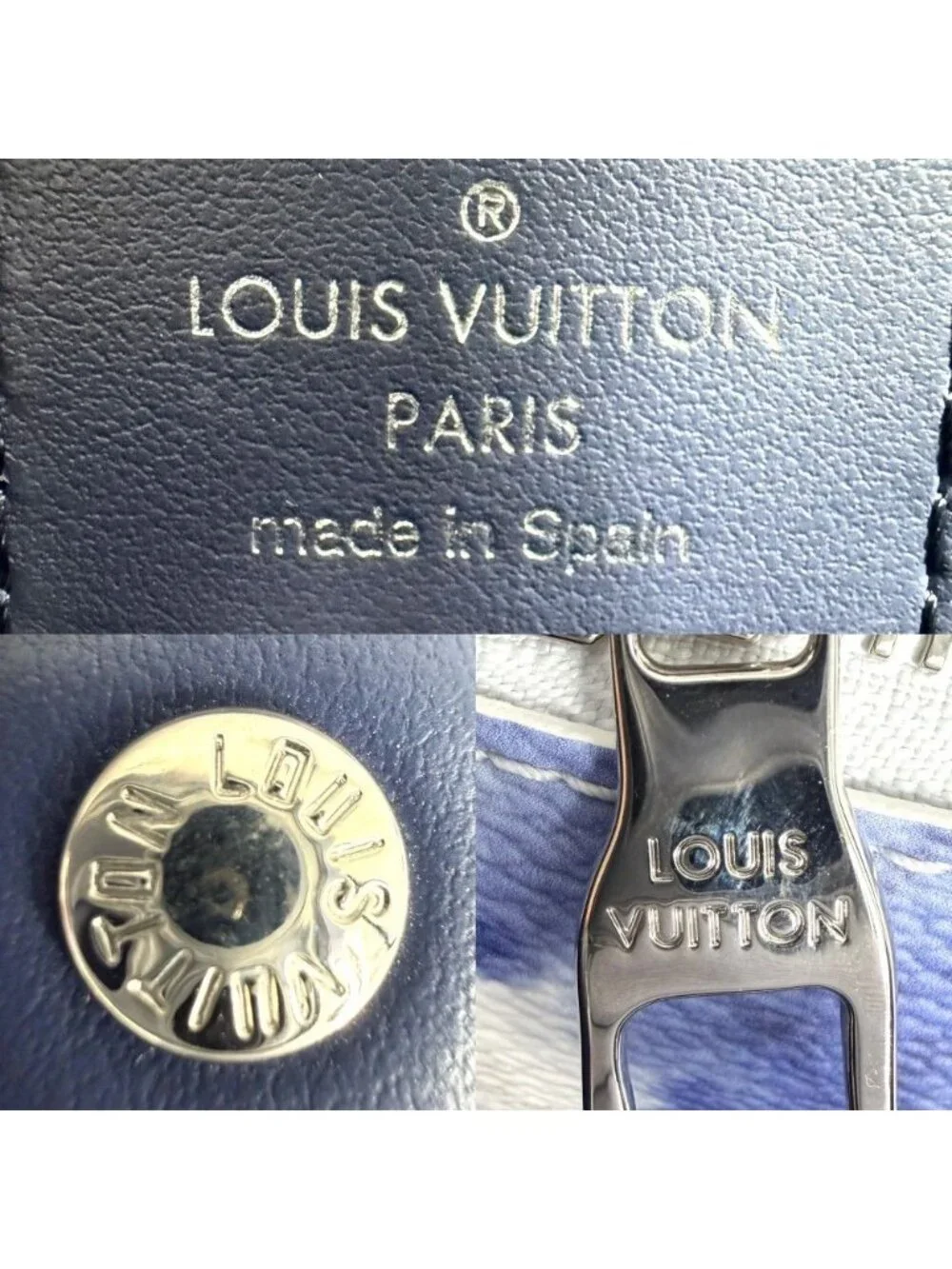 Louis Vuitton 2-Way Monogram Water Color Weekend Tote GM Shoulder Bag Crossbody